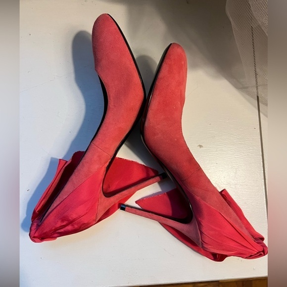 Eugenia Kim Suede Bow Heels Pumps 39 - Picture 4 of 10
